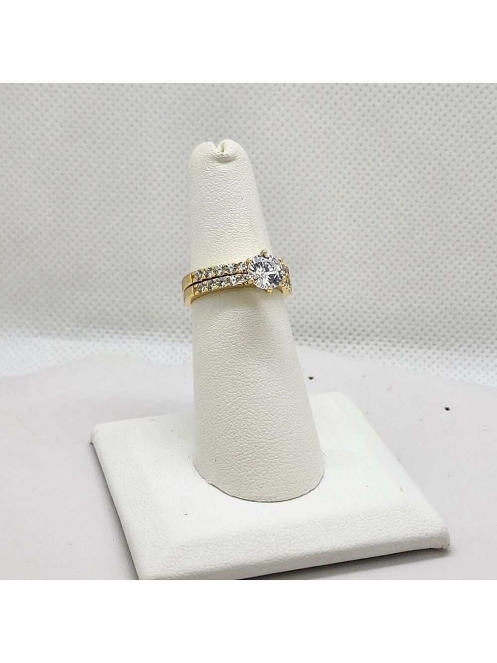 Brand New Stelring Silver 925 2pc Set Ring